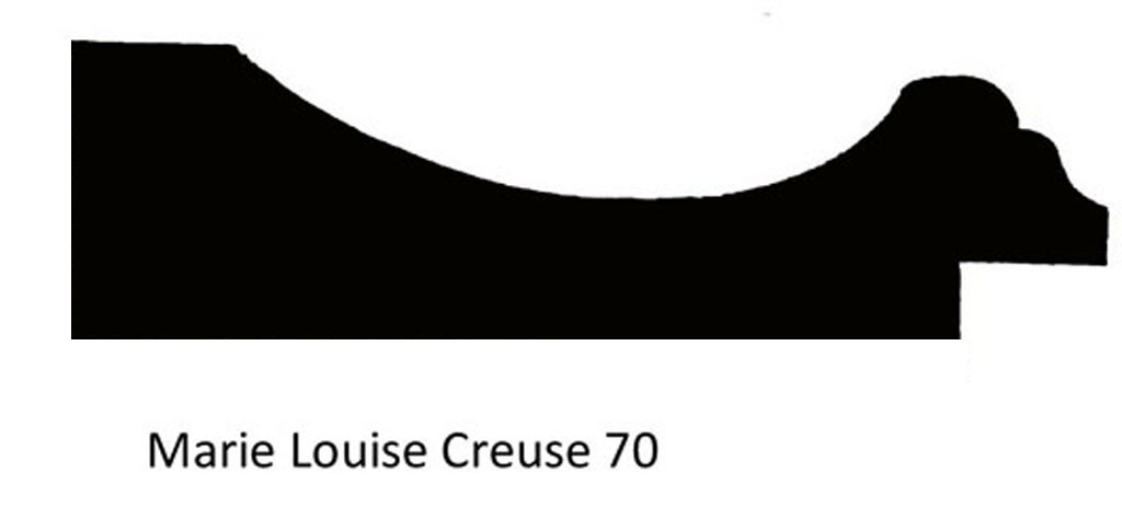 Cadre Marie-Louise creuse 70
