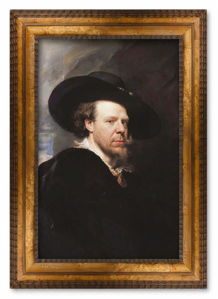 Batave Placage érable filets guilloché pain-brûlé