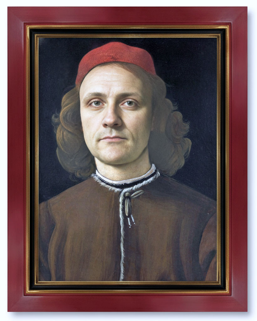 Cirie Rouge vif boudins or creux noir