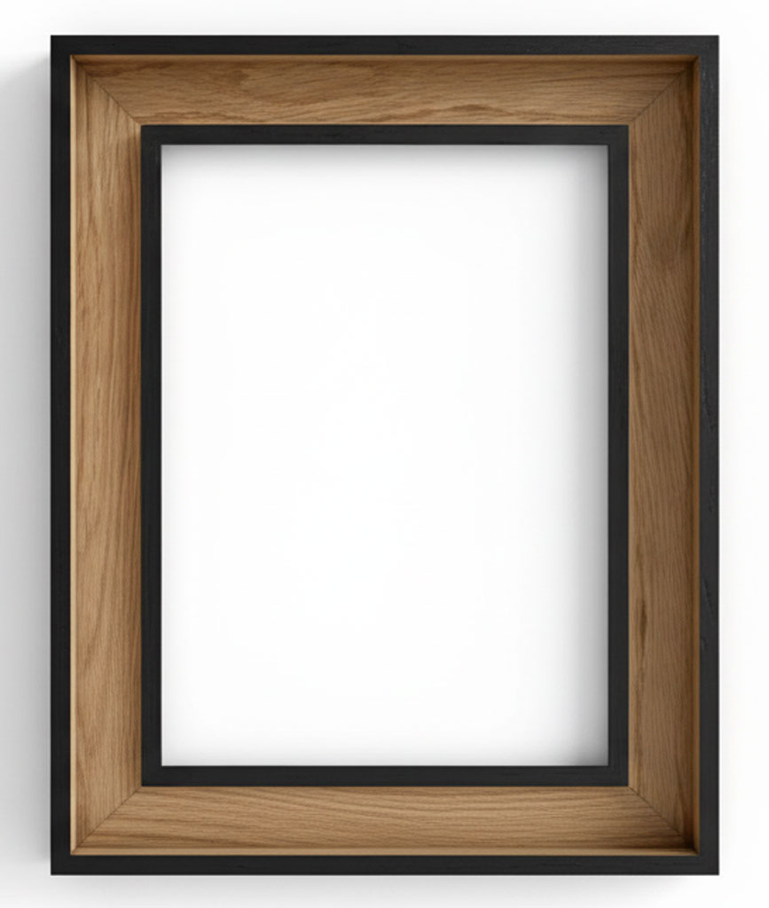 Caisse cache-clous, Chêne filets noirs