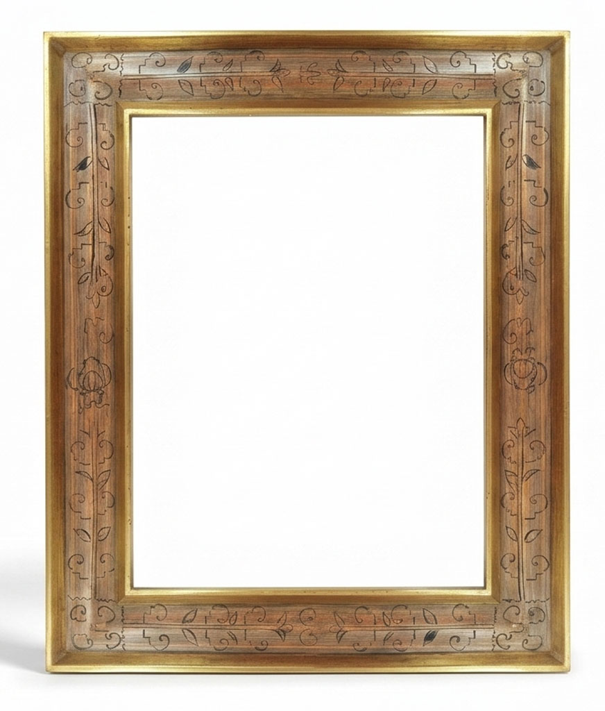 Sosie 75 Filets or milieu vieux blanc motifs noirs
