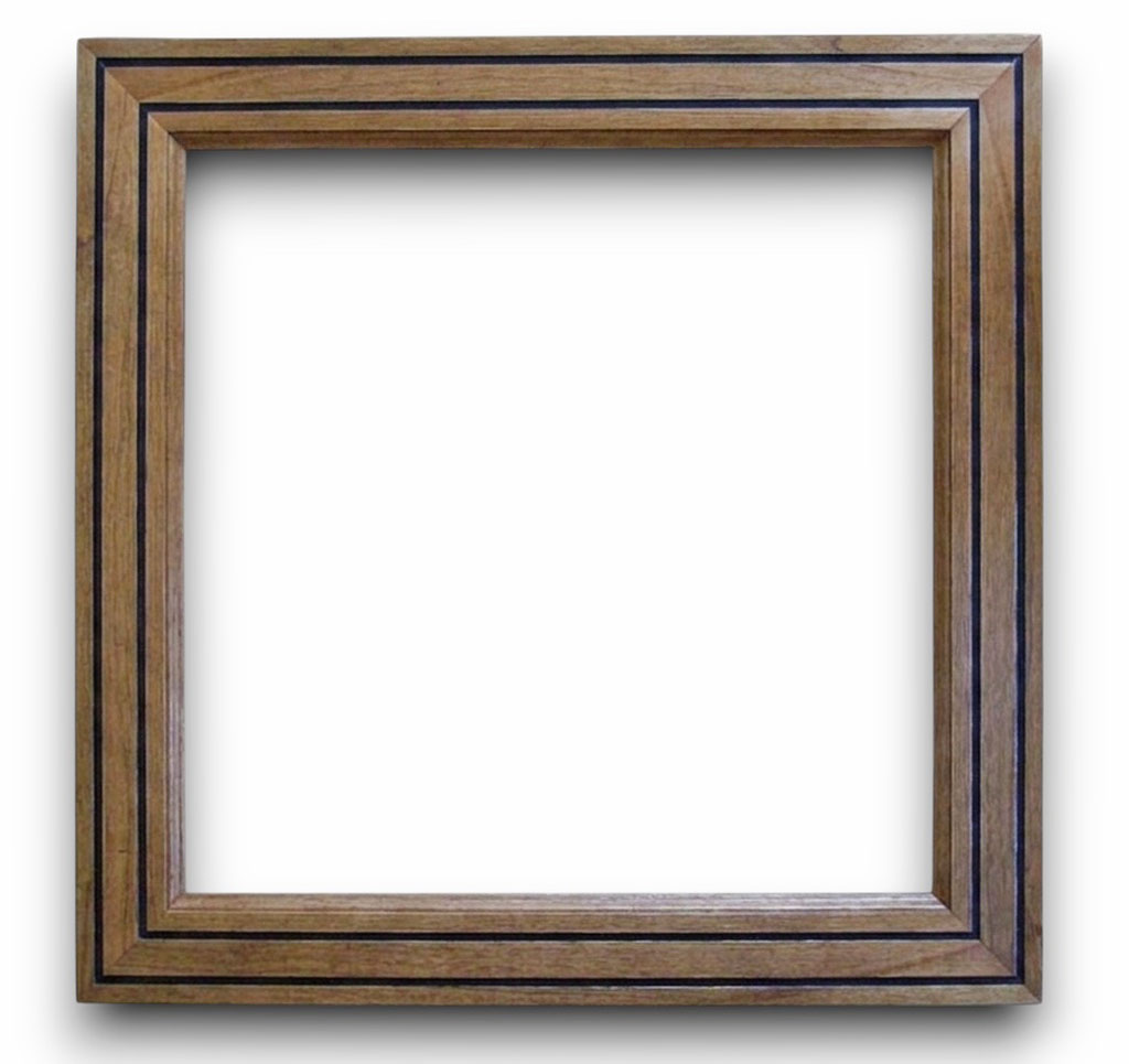 Biblos 50 L : 50 mm / H : 20 mm  Merisier clair rainures noires