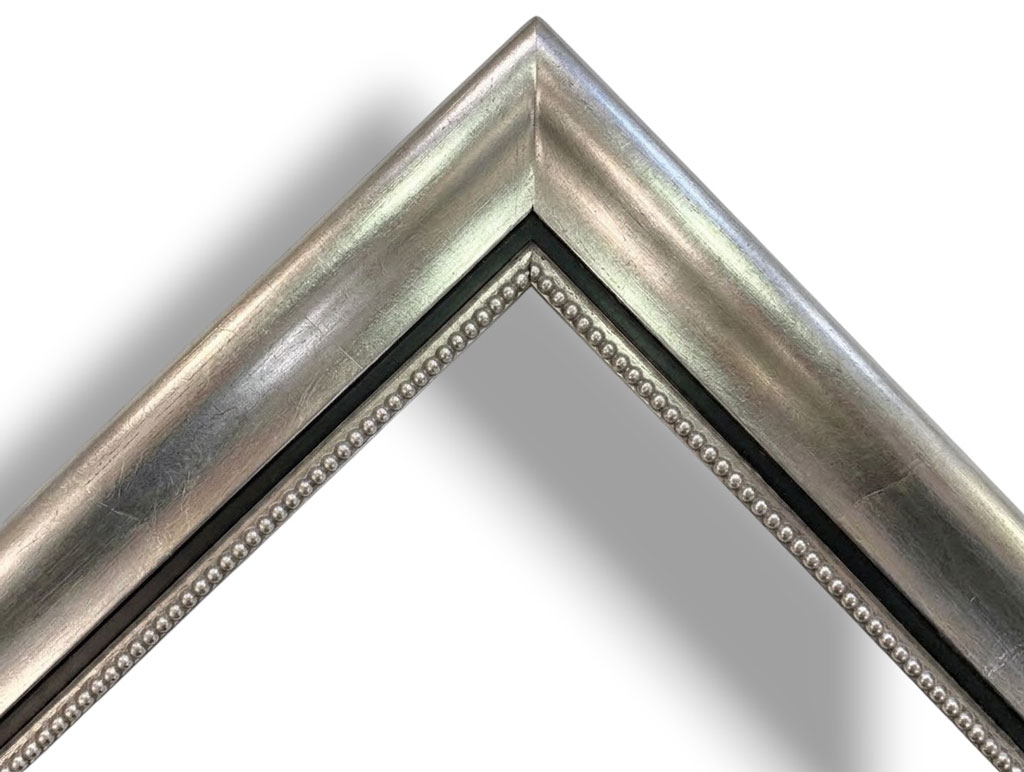 Karpatos Perline 80 Sculpté perles argent noir