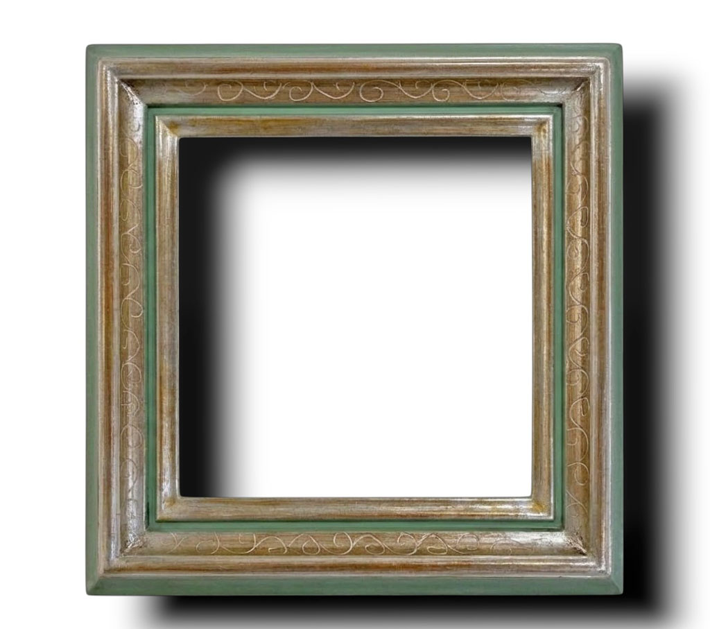Penna Gravé vermeil rainure et dos vieux vert