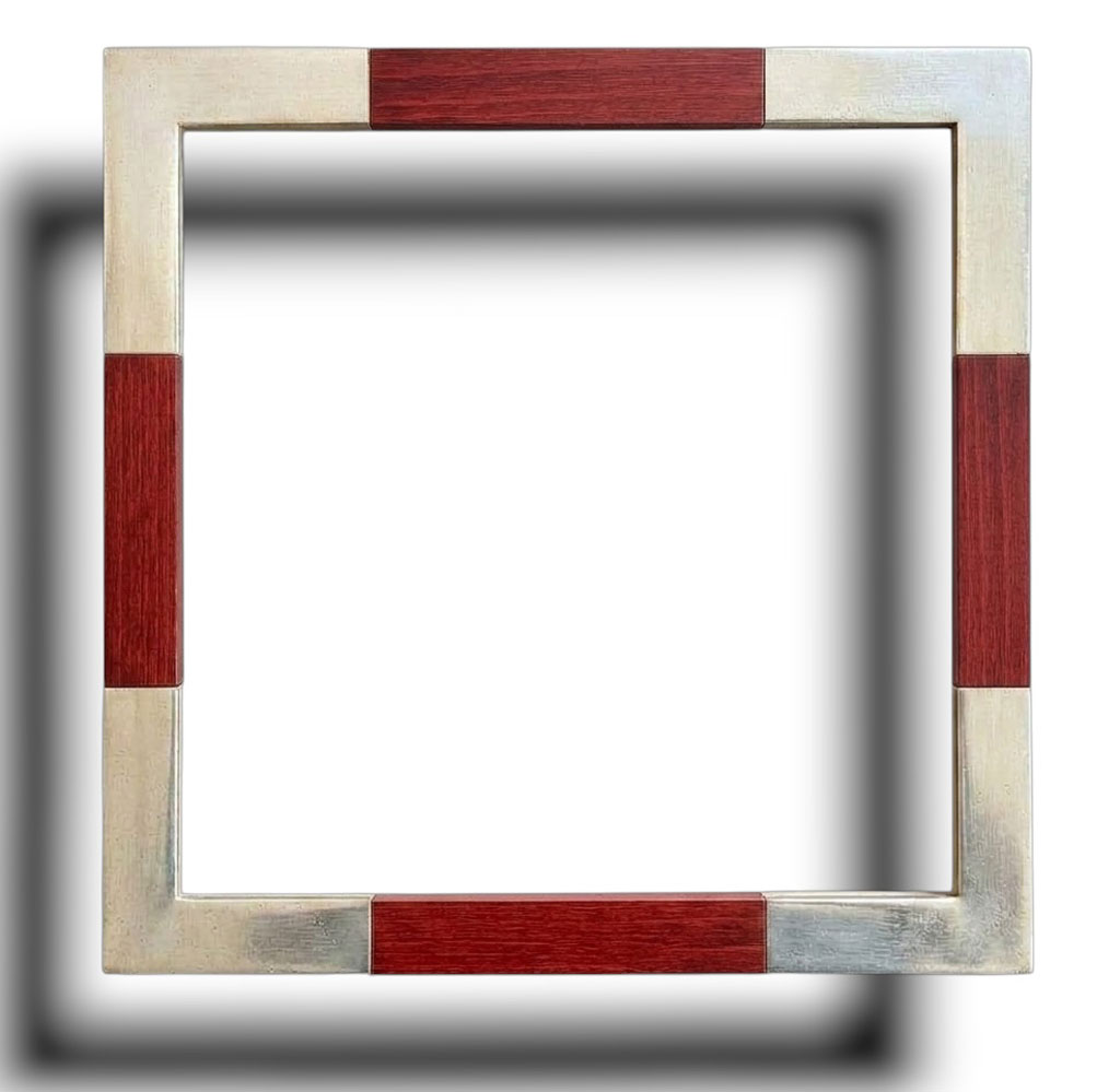 Plat 20 Rouge angles or blanc