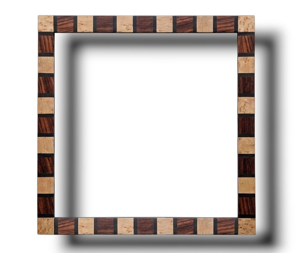 Plat 20 Placage damier